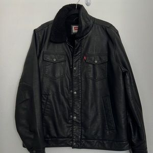 Men’s leather Levi jacket